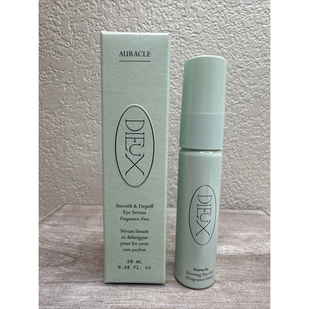 $23 🌙 Dieux Auracle Peptide & Antioxidant Smooth + Depuff Eye Serum NEW .68